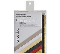 Cricut Glitzer & Glam Set de cartes taupe, crème, blanc
