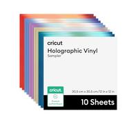 Cricut Mythical Lot de 10 autocollants holographiques permanents 30,5 x 30,5 cm