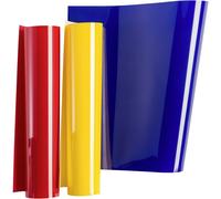 Cricut Everyday Iron-On Film rouge, jaune, bleu