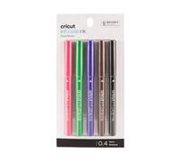 Cricut Explore/Maker Infusible Ink Fine Point 5-Pack Basics Set de broches rouge, noir, violet, marron, vert