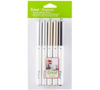 Cricut Explore/Maker Point Pen 10-Pack Everyday Collection Set de broches argent, or, noir