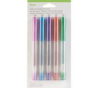 Cricut Explore/Maker Medium Point Gel 5-Pack Glitter Brights Set de broches effet scintillant, rouge