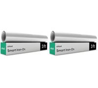 Cricut Feuille thermocollante Smart, Blanc - 33 cm x 91,4 cm - Grand format (Lot de 2)