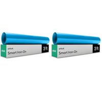 Cricut Feuille thermocollante Smart, Bleu océan - 33 cm x 91,4 cm - Grand format (Lot de 2)