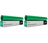 Cricut Feuille thermocollante Smart, Vert gazon - 33 cm x 91,4 cm - Grand format (Lot de 2)