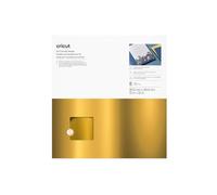 Cricut feuilles de transfert foil, or échantillon, optimisé pour l'outil de transfert foil Cricut, 30.5cm x 30.5cm - lot de 8