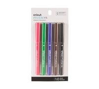 Cricut Stylos à encre infusible Basic 1,0 mm – Lot de 5 Multicolore
