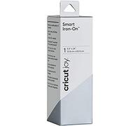 Cricut Flex Thermocollant pour Tissus - Argent - 0,6 m | Rouleau de Vinyle Thermocollant pour T-Shirt et Textile | Compatible avec toutes les machines Cricut | Joy Smart HTV Iron-On