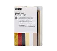 Cricut Insert Cards Glitz & Glam R40 Set de cartes taupe, crème, blanc
