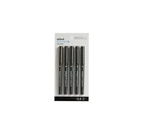 Cricut Infusible Ink Lot de 5 marqueurs à pointe fine (0,4) pour bricolage Noir