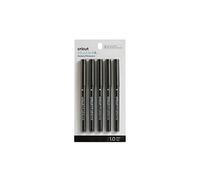 Cricut Infusible Ink Lot de 5 marqueurs noirs à pointe moyenne (1.0)
