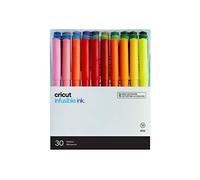Cricut Infusible Ink Marker Pen Set | Ultime | Point moyen | 30 pack | Pour une utilisation avec des blancs compatibles à l'encre infudable et Cricut Easypress ou Cricut Autopress
