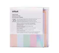 Cricut Insert Cards | Princesse 12,1 cm (Taille 35 Pack | pour Une Utilisation avec Le Tapis de Carte, Argenté, 12,1cm x 12,1cm Size S40), Set de 35 Pièces