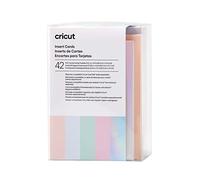 Cricut Insert Cards | Princesse | 8,9 cm x 12,4 cm (Taille 42-Pack | pour Une Utilisation avec Le Tapis de Carte, Argent, 8,9cm x 12,4cm Size R10), Set de 42 Pièces