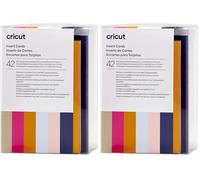 Cricut Insert Cards | Sensei | 8,9 cm x 12,4 cm (Taille R10) | 42-Pack | Pour Utilisation Avec le Tapis de Carte (Lot de 2)
