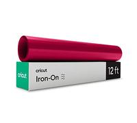 Cricut Iron On Vinyle Thermocollant | Rouge | 3,6m (12ft) | Rouleau de vinyle thermocollant (HTV) | Compatible avec toutes les machines de découpe Cricut