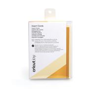 Cricut – Set de 12 cartes et enveloppes – Crème doré holographique