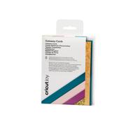 Cricut Joy - 8 Cartes Adhesives Et Env. Emeraude/Fuschia 10,8x14 Cm