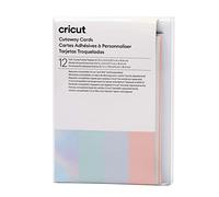 Cricut Joy cartes Cutaway, R40, échantillon pastel, bleu/rose/argent - lot de 12