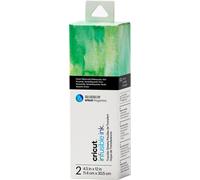 Cricut Joy Encre Infusible Transferbogen Vert Aquarelle - 2 Bogen 11,4 x 30,5 cm
