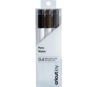 Cricut Joy Fine Point Set de broches noir, marron, gris