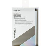 Cricut Joy Insert Cards 11,4 cm x 15,9 cm paquet de 12 (Gray, Silver, Holographic)