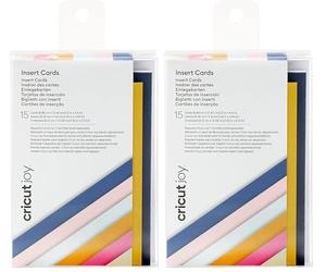 Cricut Joy Insert Cards | Sensei | 8,9 cm x 12,5 cm (3,5 x 4,9) | 15 pack | Pour une utilisation avec Cricut Joy (Lot de 2)