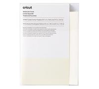 Cricut Joy Ivoire | 12,1 cm x 16,8 cm (Taille R40) | 10 Pack | pour Une Utilisation avec des marqueurs Aquarelle Tapis de Carte, Blanc, 12,1cm x 16,8cm Size, Set de 10 Pièces, 2009985