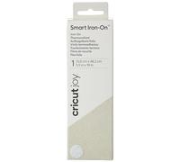 Cricut – Film thermocollant Smart Iron-On – Blanc pailleté 13,9 x 48,2 cm