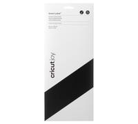 Cricut Joy Smart Label en vinyle inscriptif amovible | Noir | 33 cm (13 ") | 4 x feuilles de vinyle auto-adhésives | Pour une utilisation avec Cricut Joy