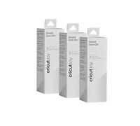 Cricut Joy Smart - Lot de 3 rouleaux de vinyle de transfert thermique pour machine Joy - Découpe sans tapis pour coupes longues (14 x 61 cm) - Blanc