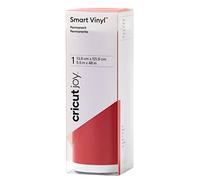 Cricut Joy Smart Rouleau de vinyle autocollant permanent | Rouge (mat) | 1,2 m | Pour une utilisation avec Cricut Joy 2009835