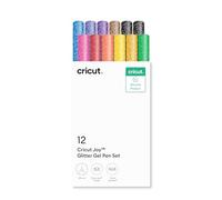 Cricut Joy Stylo gel pailleté 0,8 mm, échantillon arc-en-ciel (12 carats)