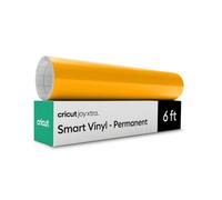 Cricut Joy™ Xtra Smart Vinyl adhésif permanent, 24.1 cm × 6ft, jaune maïs, feuille de vinyle autocollant, idéal pour personnaliser mugs, bouteilles, étiquettes, panneaux et loisirs créatifs DIY
