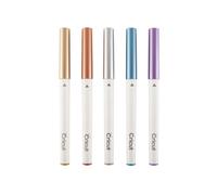 Cricut Explore/Maker Medium Point 5-Pack Set de broches métallique, or, cuivre, argent, bleu, lilas
