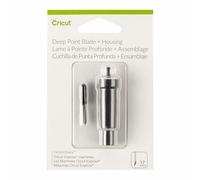 Cricut Lame à Pointe Profonde et boîtier, Lame de Coupe avec boîtier de Coupe Profonde, matériaux de Coupe jusqu'à 1,5 mm d'épaisseur, pour travaux manuels, Compatible avec Les Machines Maker
