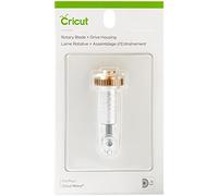 Cricut Lame rotative + boîtier d'entraînement, lame de coupe dure et durable avec boîtier de disque, pour papier délicat et tissu, compatible avec la machine de découpe Cricut Maker