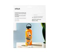 Cricut Lot d'autocollants imperméables - Lettre US (6 carats), blanc | Autocollants imprimables pour imprimante à jet d'encre - Fonctionne avec les machines Joy Xtra, Explorer et Maker