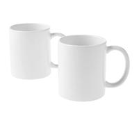 Cricut Lot de 2 tasses vierges blanches de 355 ml pour sublimation Infusible Ink pour une utilisation avec Cricut Mug Press et Cricut Infusible Ink 2007821, Céramique, 2 Unité