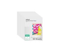 Cricut Lot de 50 feuilles de papier autocollant imprimable (21,6 x 27,9 cm)