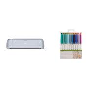 Cricut Maker 3, Bleu/Gris, 53,8 cm (l) x 17,7 cm (p) x 15 cm (h) & Kit complet de stylos à pointe fine (boîte de 30) Taille Unique multicolore