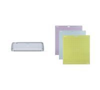 Cricut Maker 3, Bleu/Gris, 53,8 cm (l) x 17,7 cm (p) x 15 cm (h) & Tapis de découpe 30,5 x 30,5 cm Variant 3 pièces, multicolore, unique