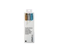 Cricut Joy Medium Point Markers Set de broches or, argent, bleu