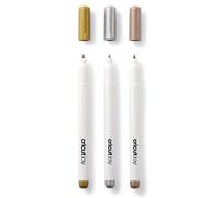 Cricut Permanent markers 1.0mm, 3er Set de broches or, argent, cuivre