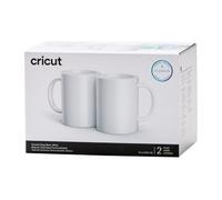 Cricut mug en céramique, set de tasses à café blanches, 425ml, idéal pour offrir et pour les projets DIY, compatible micro-ondes et lave-vaisselle Mug Press et Infusible Ink