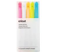Cricut Joy™ Gel 1,0 mm, 5er Set de broches blanc, bleu, jaune, orange, rose
