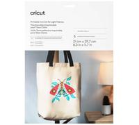 Cricut Joy Xtra Iron-On Feuille de vinyle de transfert de chaleur Vinyle de transfert thermique lisse 5 feuilles