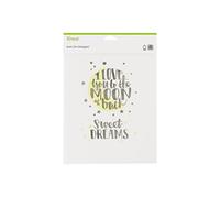 Cricut PC2004995 IO DSGNS Love You to The Moon 8.5X12, Fer à Repasser, Multicolore, unique