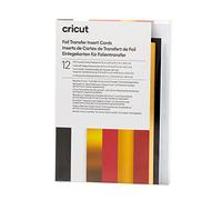 Cricut Cartes d'insert de transfert de feuille de cricut | Royal Flush | 12,1 cm x 16,8 cm (taille Cricut R40) | 12 pack | Pour une utilisation avec le tapis de carte Cricut - 2x2