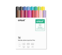 Cricut set de stylos pointe fine, 0.4 mm, compatible avec les machines Maker Explore - lot de 16
